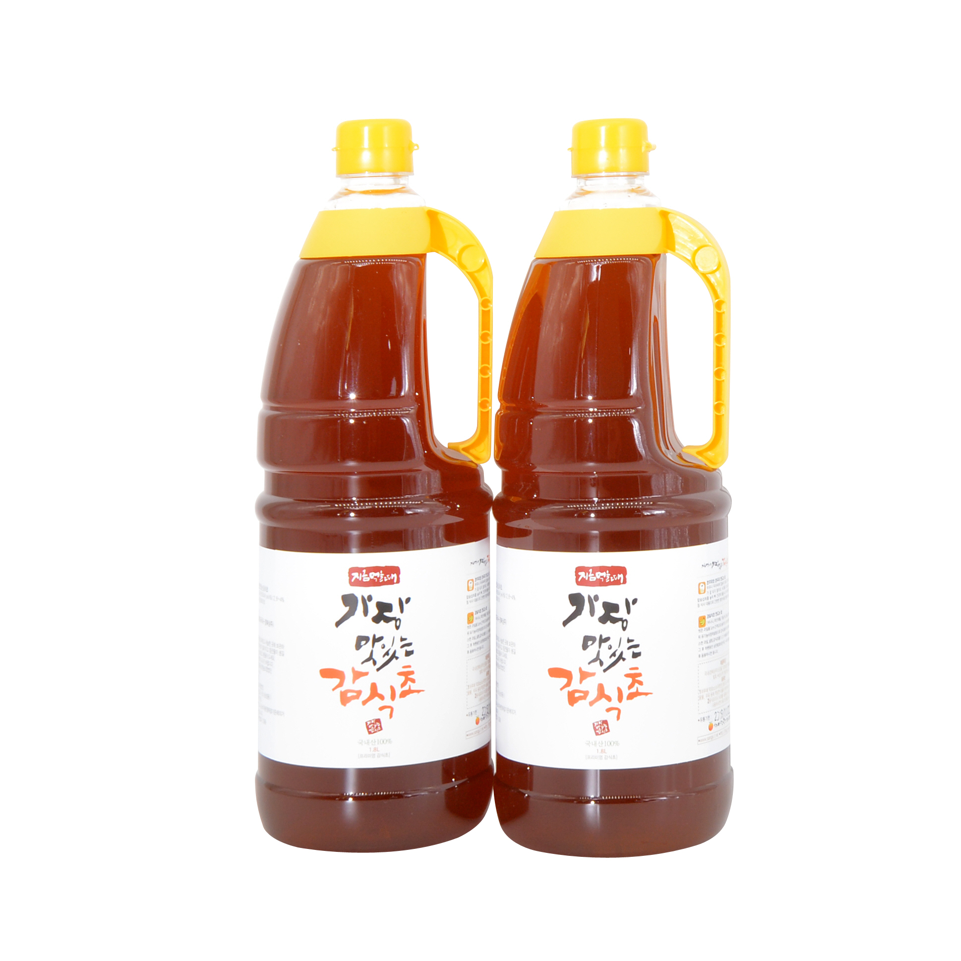 지금먹을때 가장 맛있는 감식초 [천연발효식초] 1.8ℓ × 2병