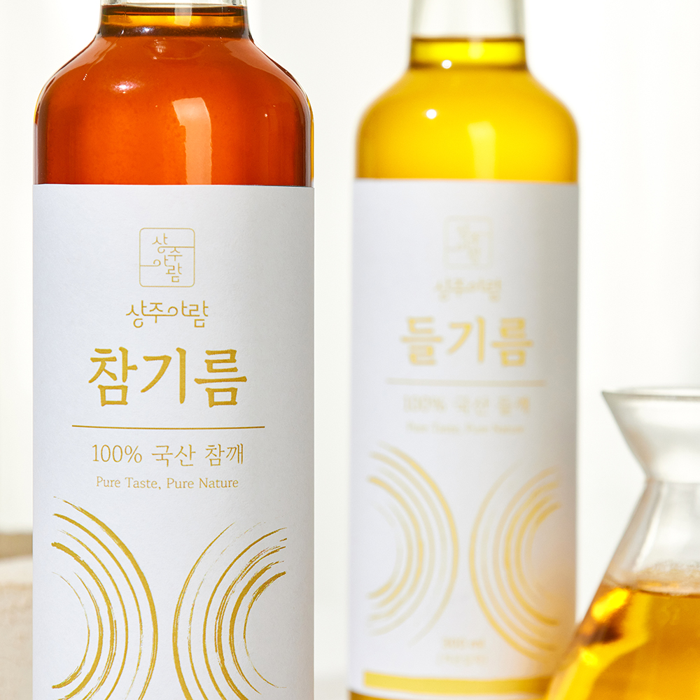 국산 저온압착 참기름 300ml