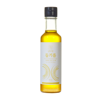 국산 저온압착 들기름 180ml